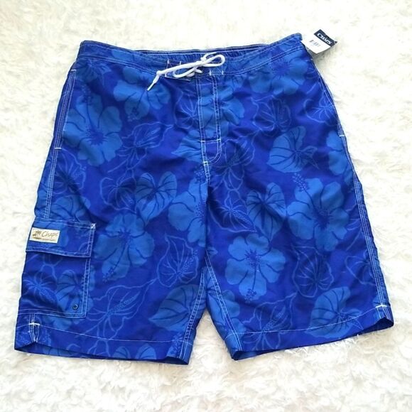 NWT CHAPS Mens SwimShorts Sz LT - Picture 2 of 8